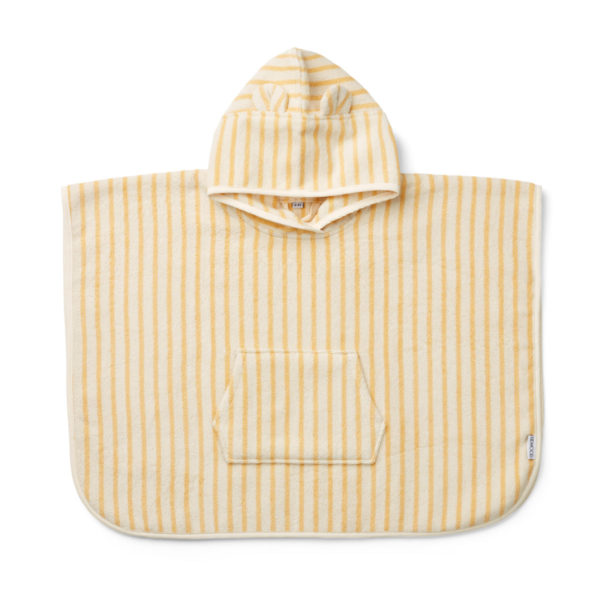 Liewood Izzy Badeponcho „Jojoba / creme“, gestreift