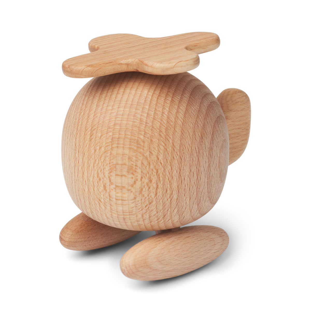 Liewood Leni Holzspielzeug „Helicopter / beech“, Holzhubschrauber, 2er-Set