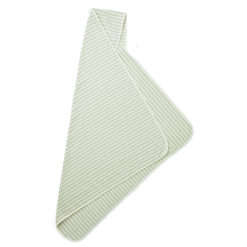 DELISTED Liewood Kapuzenhandtuch Louie „Dusty mint / creme“, gestreift, 100x100cm – Bild 2