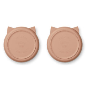 DELISTED Liewood Mae Kinderteller „Cat pale tuscany“, aus PLA, 2er-Pack – Bild 4