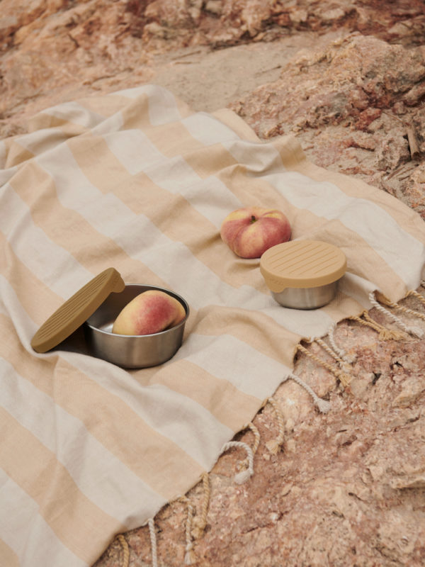 DELISTED Liewood Mona Hammam-Strandtuch „Pale tuscany / sandy“, 100x160cm – Bild 8