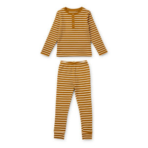 Liewood Pyjama-Set Wilhelm „Golden caramel : sandy“, 2-7 Jahre 01