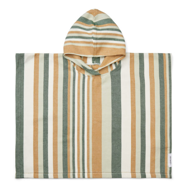 Liewood Roomie Badeponcho „Dusty mint multi mix“,  Gr. 80-92, 110/116, 122-140