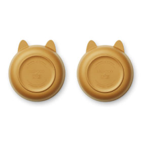 Liewood Solina Kinderschüssel „Rabbit golden caramel“, aus PLA, 2er-Pack 03