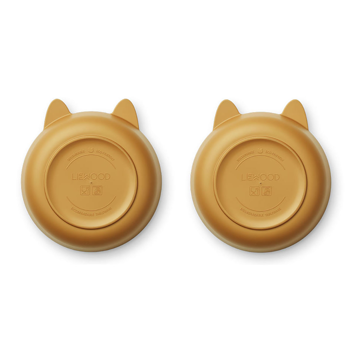Liewood Solina Kinderschüssel „Rabbit golden caramel“, aus PLA, 2er-Pack 03