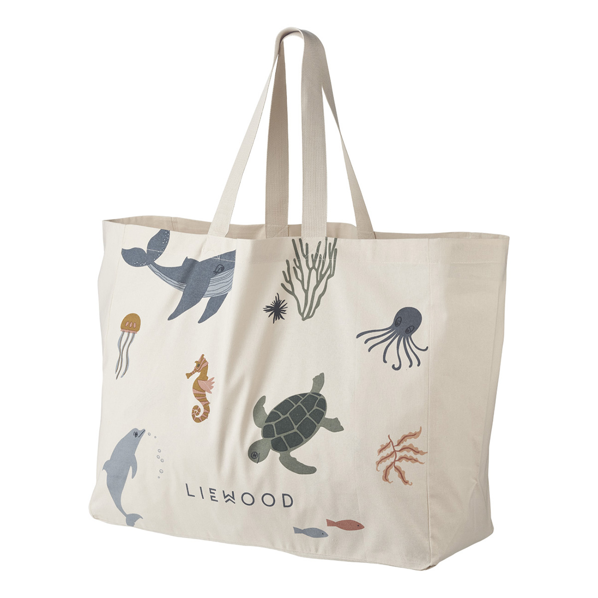 Liewood Einkaufstasche „Sea creature / sandy mix“, XL, 54x46cm