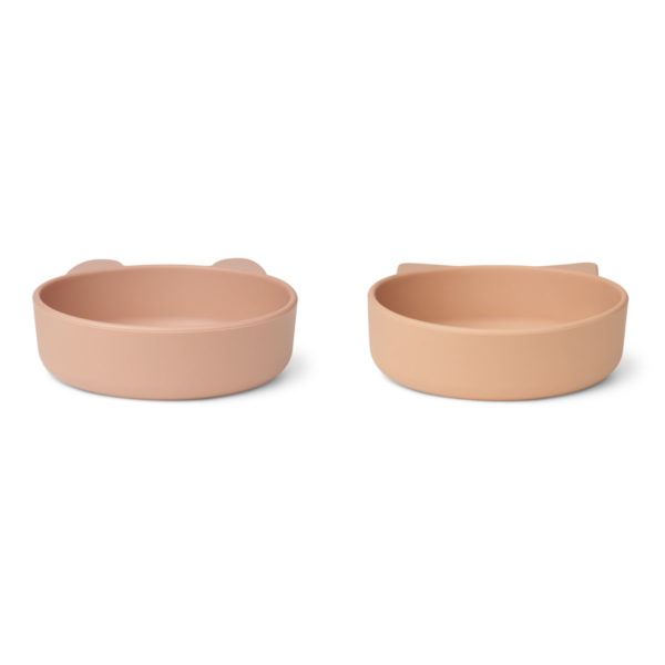 Liewood Vanessa Snackschale „Tuscany rose / pale tuscany mix“, Silikon, 2er-Set, ø15cm – Bild 2
