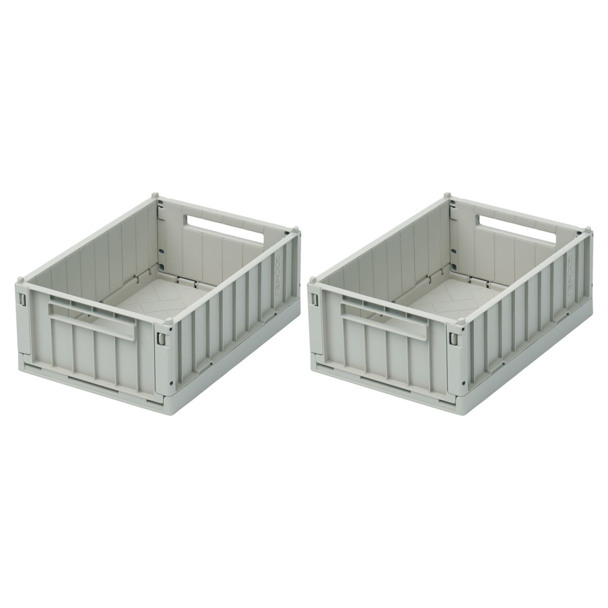 DELISTED Liewood Aufbewahrungsbox Weston „Dove blue“, Größe S, 2er-Set, 25x18x10cm