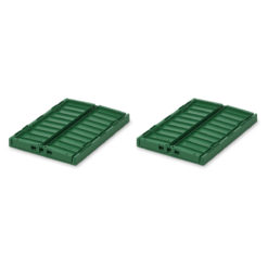 DELISTED Liewood Aufbewahrungsbox Weston „Garden green“, Größe S, 2er-Set, 25x18x10cm – Bild 2