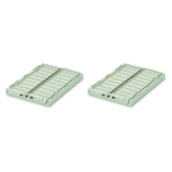DELISTED Liewood Aufbewahrungsbox Weston „Dusty mint“, Größe S, 2er-Set, 25x18x10cm – Bild 2