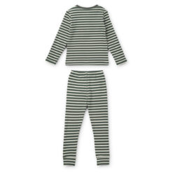 Liewood Pyjama-Set Wilhelm „Hunter green / sandy“ 02