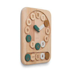 Liewood Spielzeuguhr Yelena „Hunter green multi mix“, Buchenholz