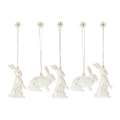 Maileg Osterschmuck-Set „Bunny“ aus Metall, 5-teilig 01
