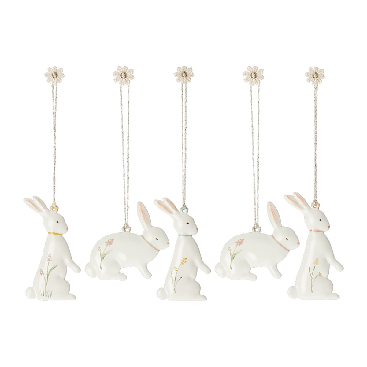 Maileg Osterschmuck-Set „Bunny“ aus Metall, 5-teilig 01