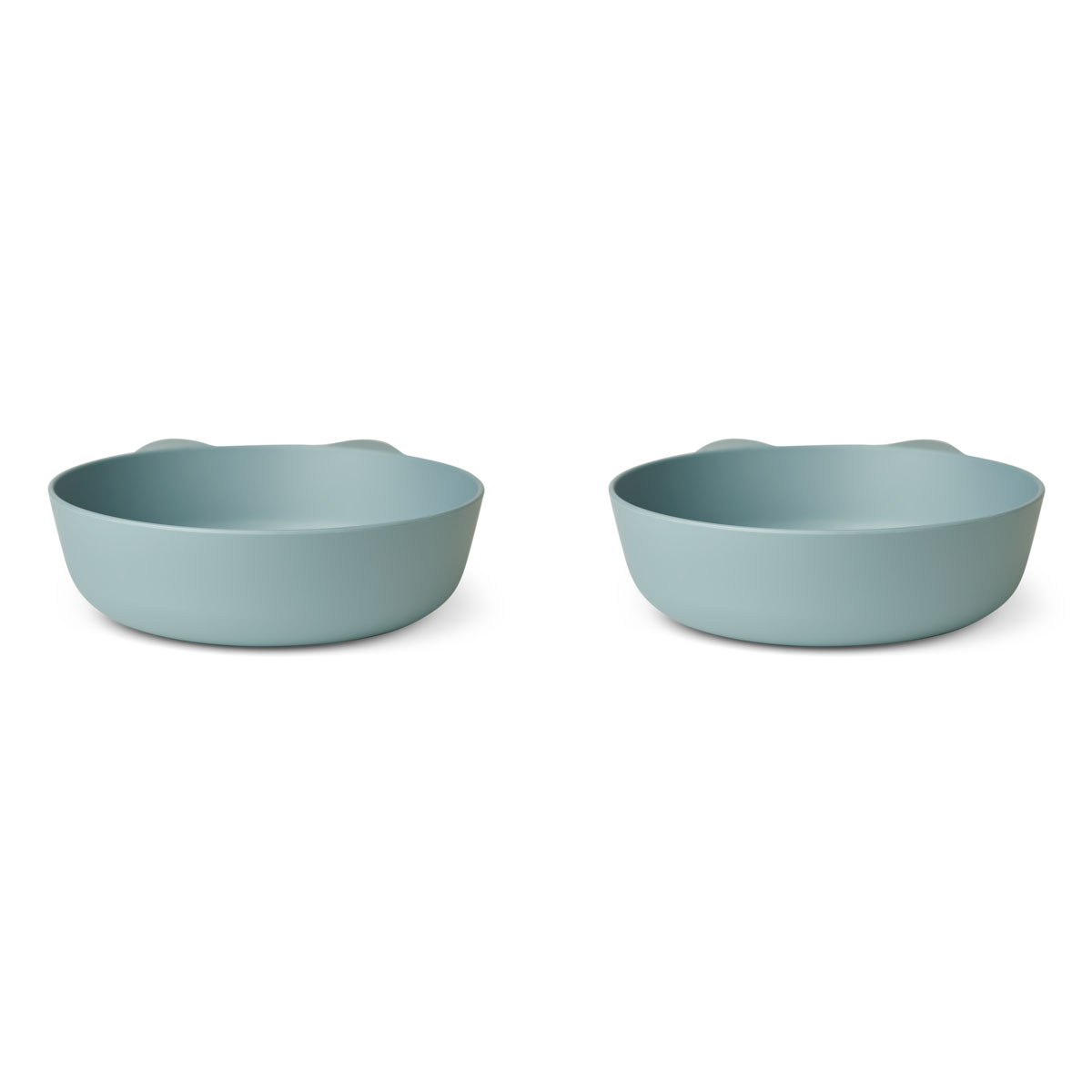 Liewood Solina Kinderschüssel „Rabbit sea blue“, aus PLA, 2er-Pack – Bild 2