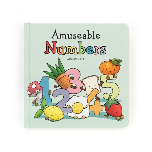 Jellycat Amuseable Numbers Buch, 17cm 01