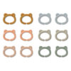 Liewood Benedict Multi Ring „Golden caramel multi mix“, 12er-Pack