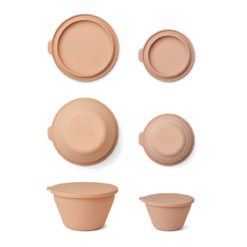 Liewood Dale faltbares Schalenset „Tuscany rose / pale tuscany mix“, Silikon, 2er-Set – Bild 4