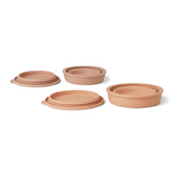 Liewood Dale faltbares Schalenset „Tuscany rose / pale tuscany mix“, Silikon, 2er-Set – Bild 3