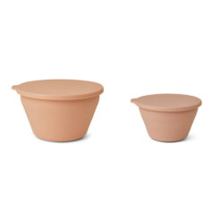Liewood Dale faltbares Schalenset „Tuscany rose / pale tuscany mix“, Silikon, 2er-Set – Bild 2