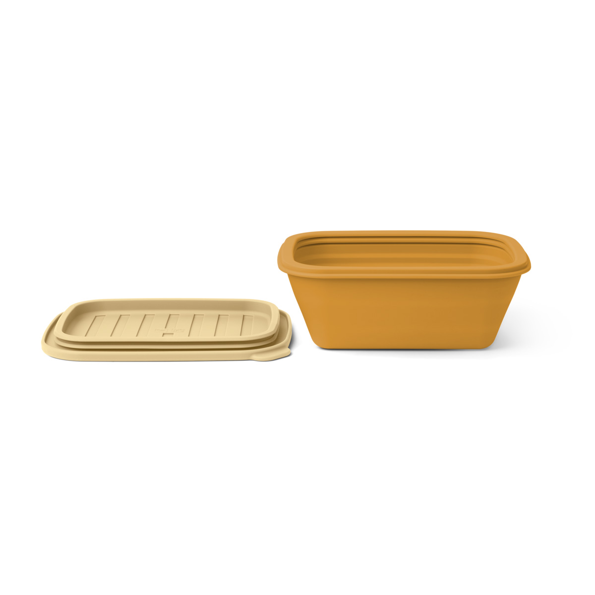 DELISTED Liewood Franklin faltbare Silikonschale „Golden caramel / safari“, L19cm – Bild 2