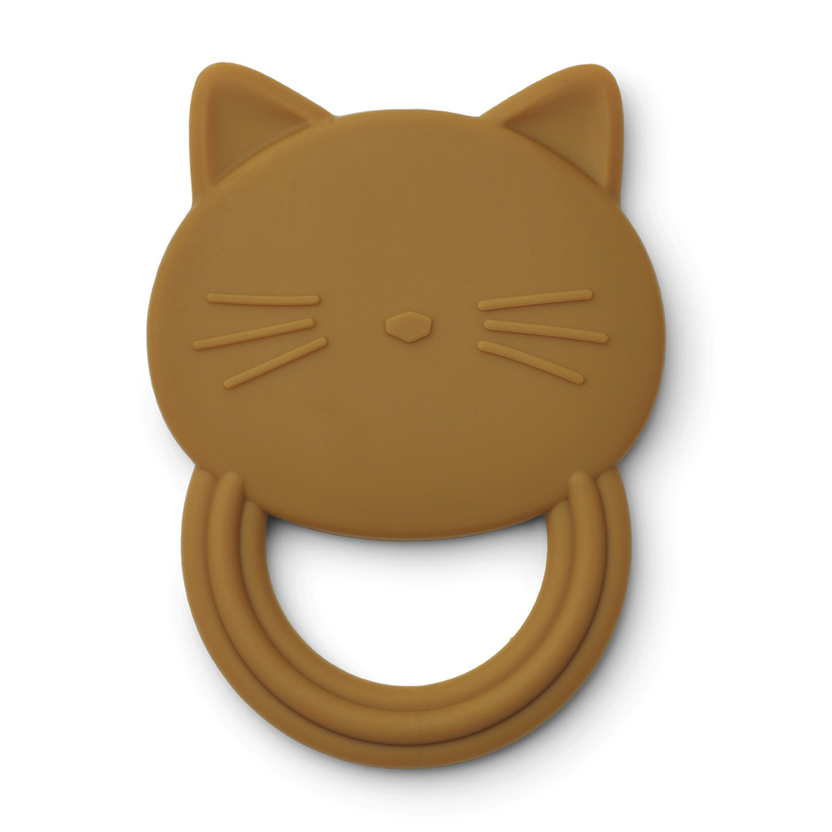 Liewood Gemma Beißring Cat „golden caramel“, Silikon 01