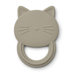 Liewood Gemma Beißring Cat „mist“, Silikon 01