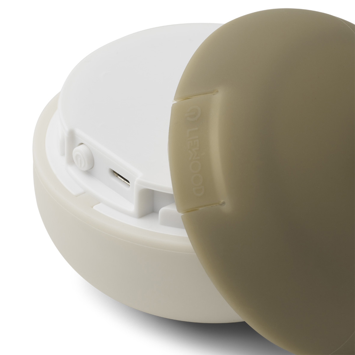 Liewood Nachtlicht Samuel „Khaki sandy mix“, Silikonlampe mit LED
