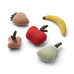 Liewood Lisa Spiellebensmittel-Set „Fruit multi mix“, gestricktes Obst, 5-teilig 01