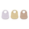 Liewood Maru Silikon Lätzchen „Light lavender multi mix“, 3er-Set