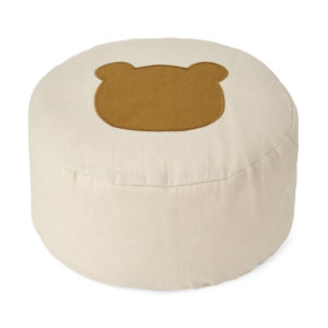 Liewood Mini-Sitzsack Betsy „Mr Bear : golden caramel mix“, Puff, 31x15cm 02