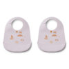 Liewood Tilda Silikon Lätzchen „Seaside light lavender“, 2er Set 01