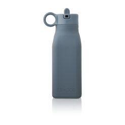 DELISTED Liewood Warren Trinkflasche „Whale blue“, Silikon, 350ml