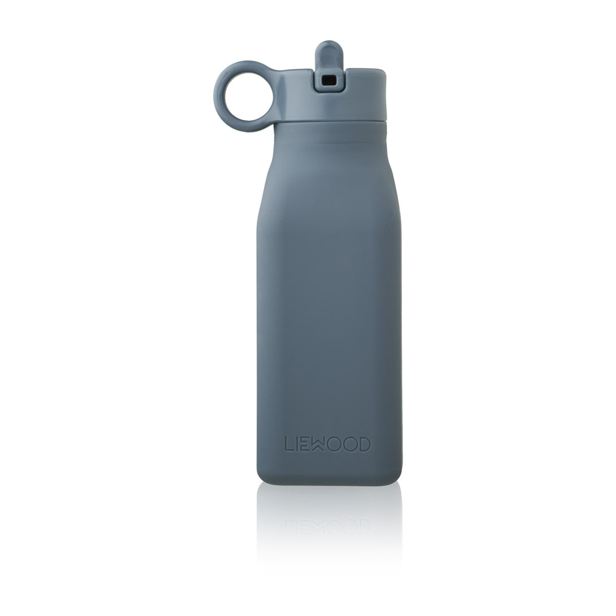 DELISTED Liewood Warren Trinkflasche „Whale blue“, Silikon, 350ml