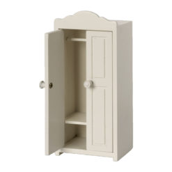 Maileg Miniatur Kleiderschrank aus Holz, weiß, H16cm 02