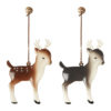 Maileg Weihnachtsbaumschmuck-Set „Bambi“, Metall, 9x7cm