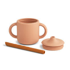 Liewood Cameron Silikon Schnabeltasse „Mustard / Tuscany rose mix“