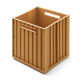 DELISTED Liewood Aufbewahrungsbox Elijah „Golden caramel“ mit Deckel, 31x30x32cm – Bild 3
