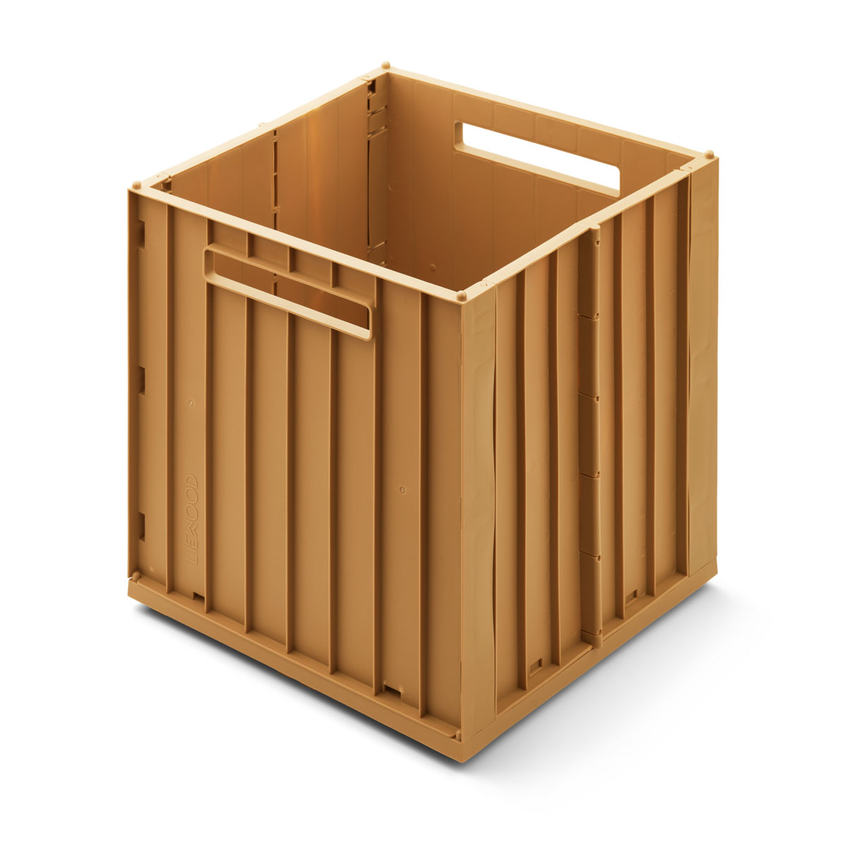 DELISTED Liewood Aufbewahrungsbox Elijah „Golden caramel“ mit Deckel, 31x30x32cm – Bild 3