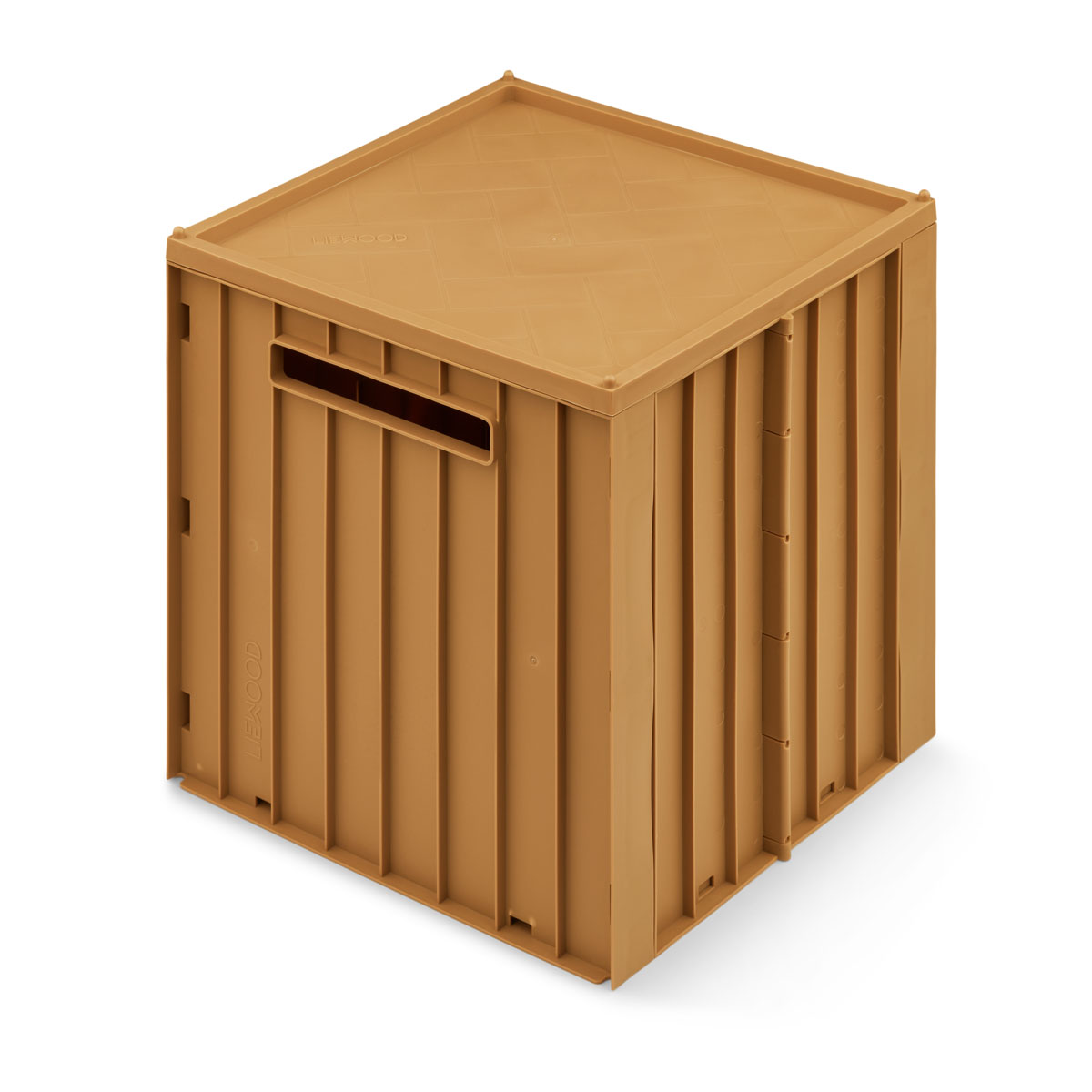Liewood Aufbewahrungsbox Elijah „Golden caramel“ mit Deckel, 31x30x20cm