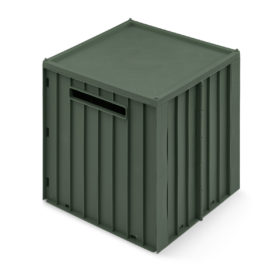Liewood Aufbewahrungsbox Elijah „Hunter green“ mit Deckel, 31x30x20cm