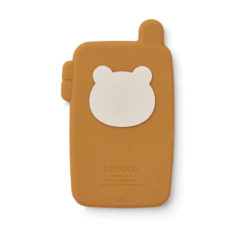 Liewood Esben Spielzeug Walkie Talkie „Golden caramel multi mix“, Silikon, H11cm