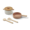 Liewood Spiel-Kochset Antonio „Rose multi mix“, Buchenholz