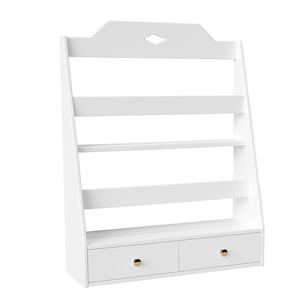 DELISTED Cam Cam Luca Bücherregal „Weiß“, FSC-Mix, 76x62x20cm