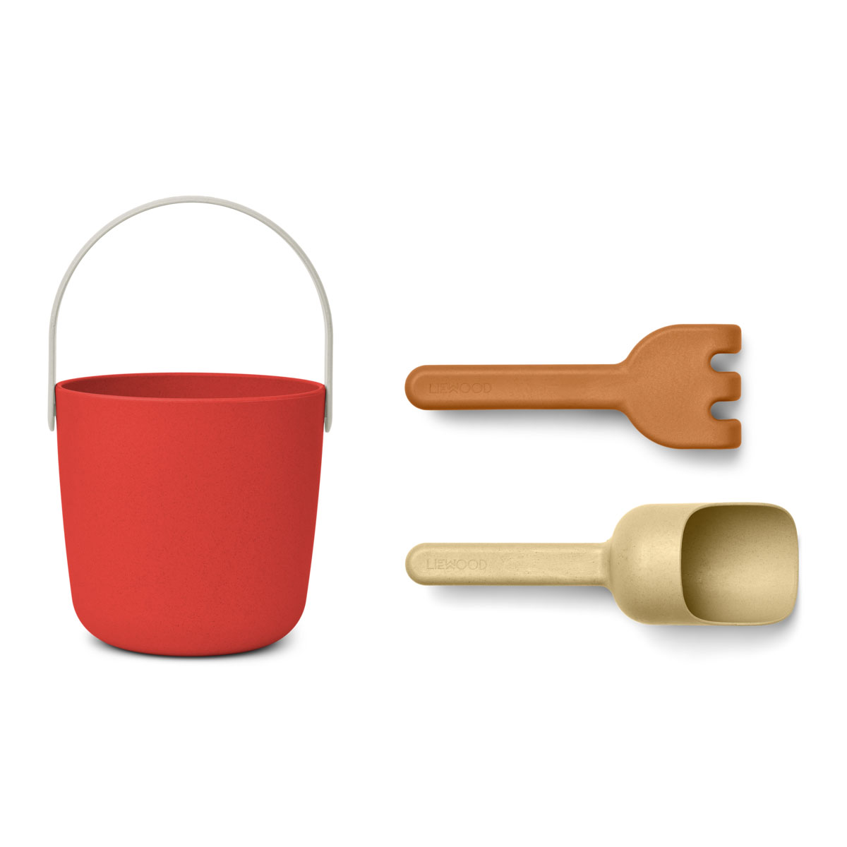 Liewood Donny Strand-Set „Apple red multi mix“, Silikon, 3-teilig