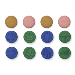 Liewood Earl Stempel „Safari : Eden multi mix“, 12-teilig, Silikon 02