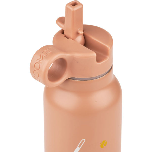 DELISTED Liewood Falk Edelstahl Trinkflasche „Tennis / Tuscany rose mix“ 350ml, Medium – Bild 2