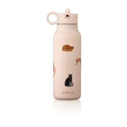 Liewood Falk Edelstahl Trinkflasche „Miauw / Apple blossom mix“ 350ml, Medium