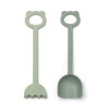 Liewood Hilda Schaufel und Harken-Set „Dusty mint / Faune green mix“