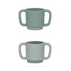 Liewood Alicia Babybecher-Set „Peppermint mix“, Silikon, 160ml